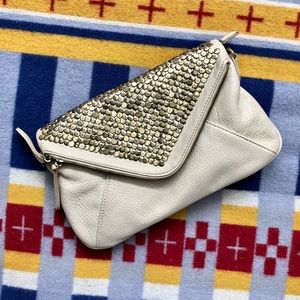 Off White Kimchi Blue Studded Clutch, Ceossbody Purse